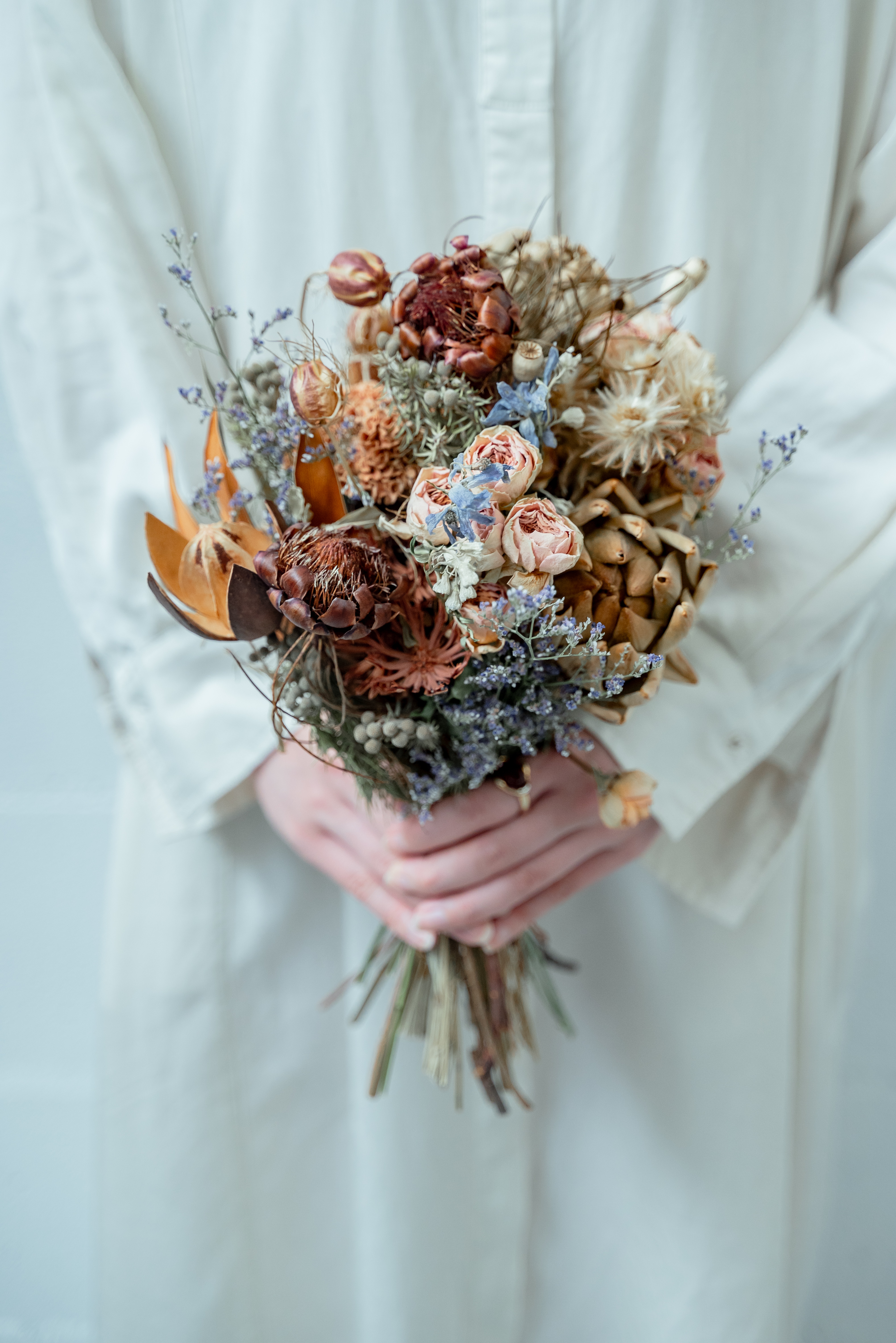 アフターブーケ 岡山 キャンドル ドライフラワー - オリジナルアロマ